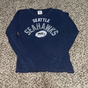 Team Apparel Seattle Seahawks Navy Shirt